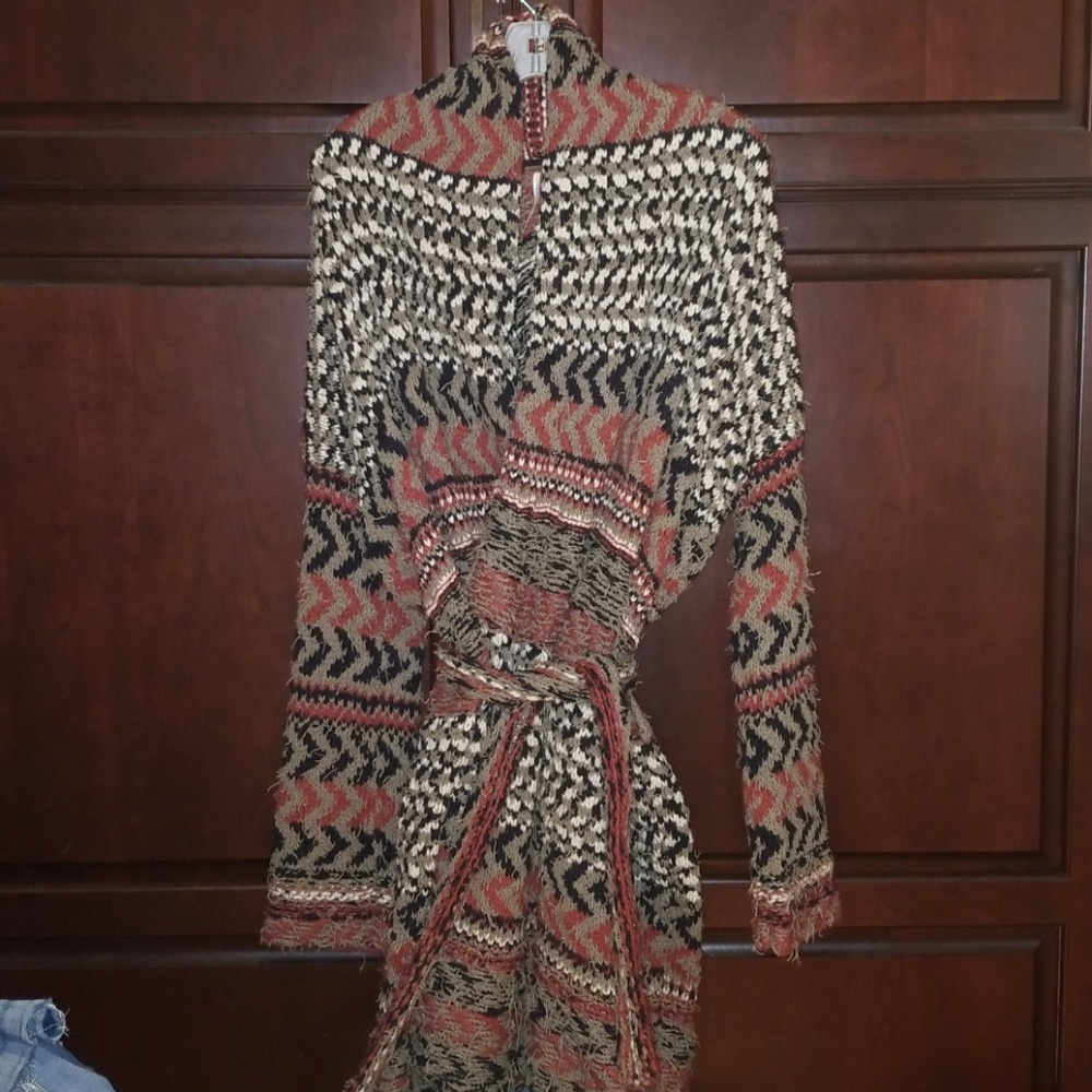 Free people cozy sweater coat